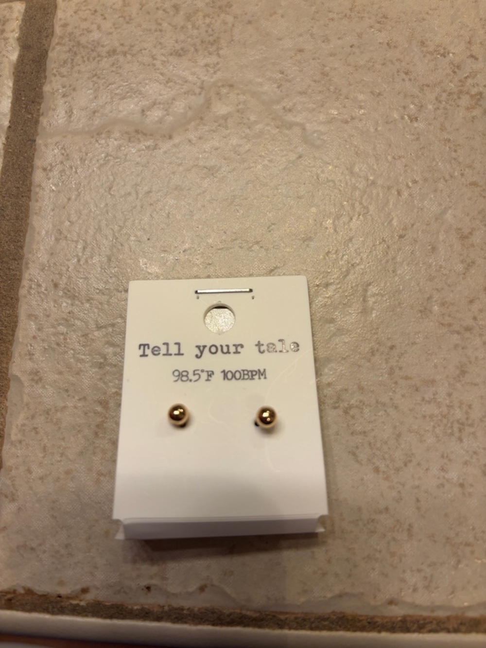 Small Gold Ball Stud Earrings - Classic Gold